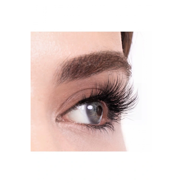 Doğal İpek Takma Kirpik 3 Çift + Kirpik Takma Aparatı 3d-y05