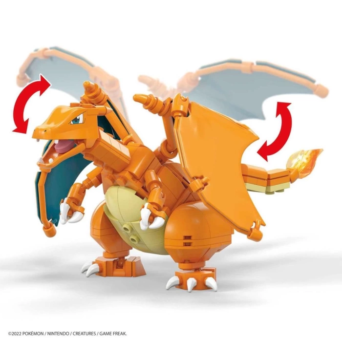 GWY77 MEGA™ Pokémon™ Charizard Figürü 222 parça +8 yaş