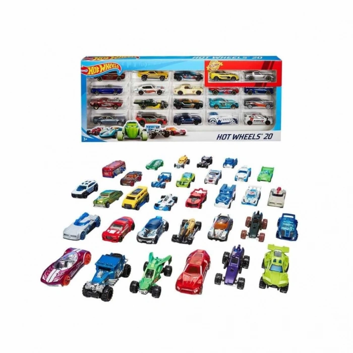 Nessiworld H7045 Hot Wheels 20li Araba Seti