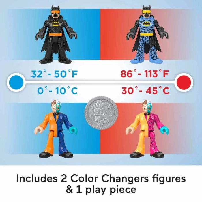 Nessiworld HMX60 Imaginext® DC Super Friends™Color Changers Temel Figür Seti