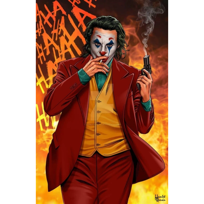 Kanvas Sayılarla Boyama Seti Kasnaklı-çerçeveli Joker 12