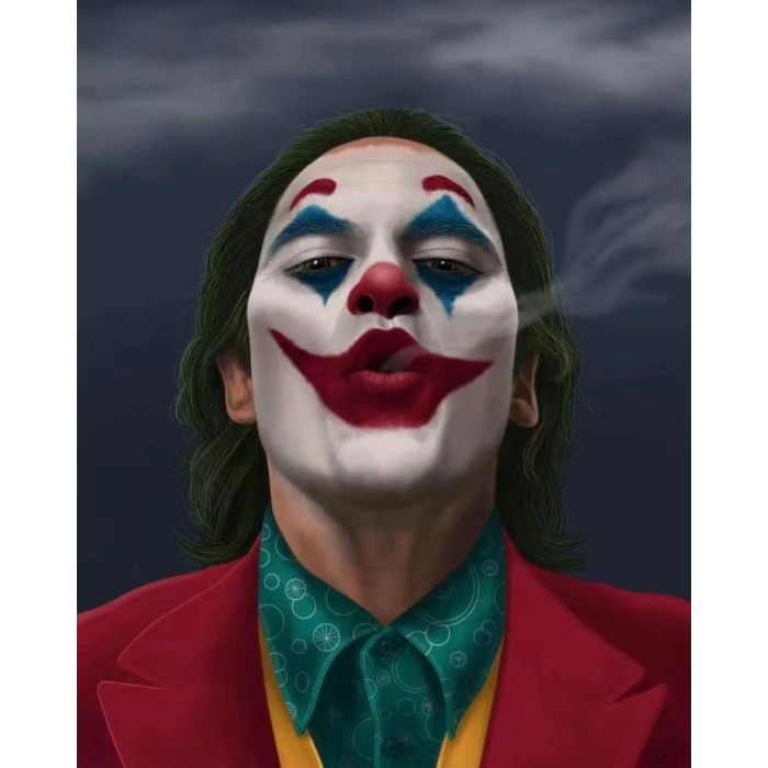 Kanvas Sayılarla Boyama Seti Kasnaklı-çerçeveli Joker 21