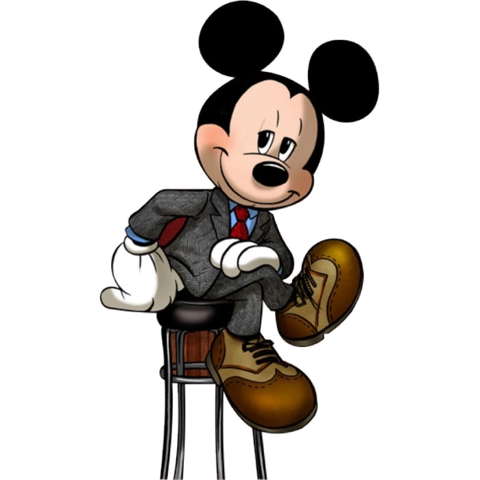Kanvas Sayılarla Boyama Seti Kasnaklı-çerçeveli Mickey Mouse