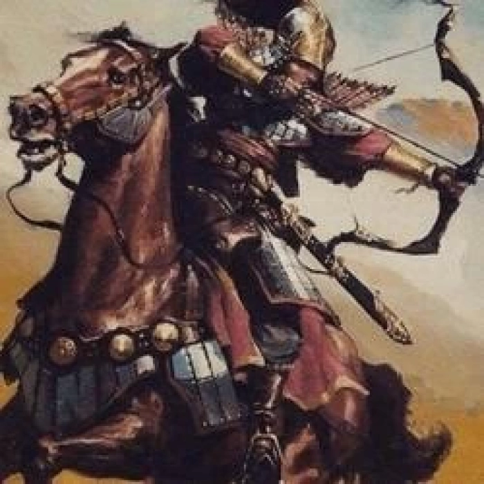 Kanvas Sayılarla Boyama Seti Kasnaklı-çerçeveli Savaşçı