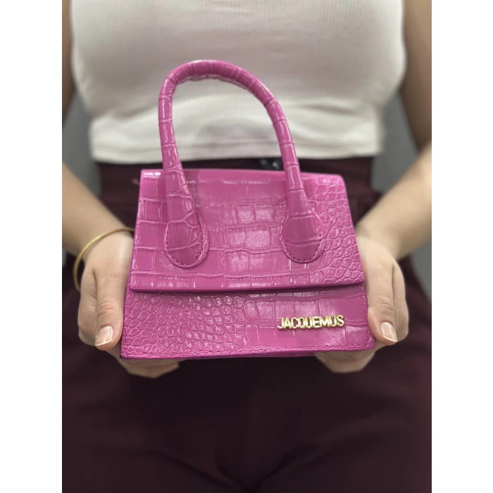 Luxe pembe cilt çanta