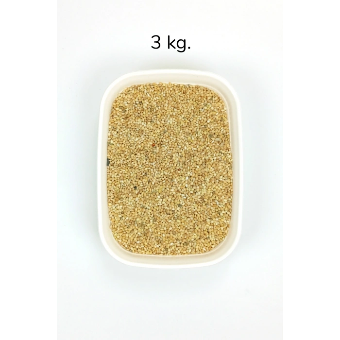 Muhabbet ve Tüm Egzotik Kuşlar İçin Doğal Taze Tane Sarı Darı - 3 kg
