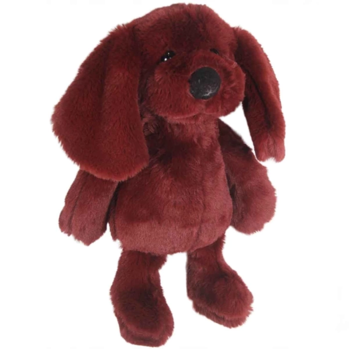 Nessi World Uyku Arkadaşı Köpek Peluş Bordo 34 cm