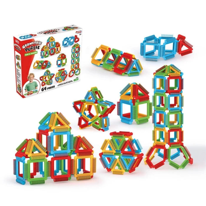 Nessiworld 03895 GEOMETRİK PUZZLE 64 PRÇ -FEN