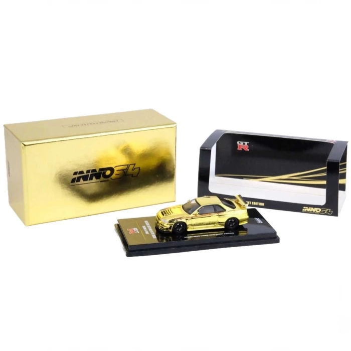 Nessiworld  1/64 Nissan Skyline GT-R Nismo Gold