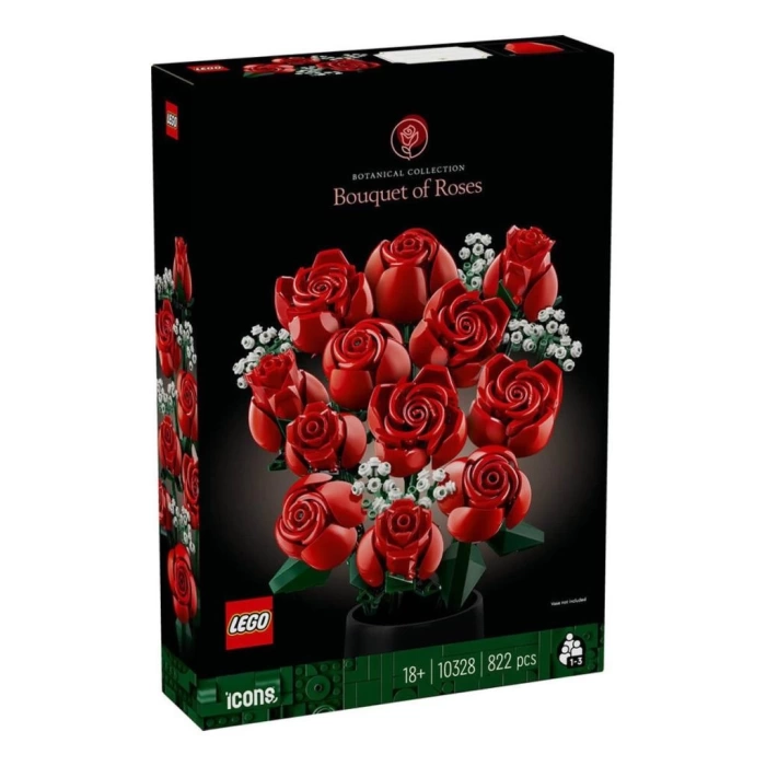 Nessiworld 10328 LEGO® icons Botanical Collection - Gül Buketi 822 parça +18 yaş