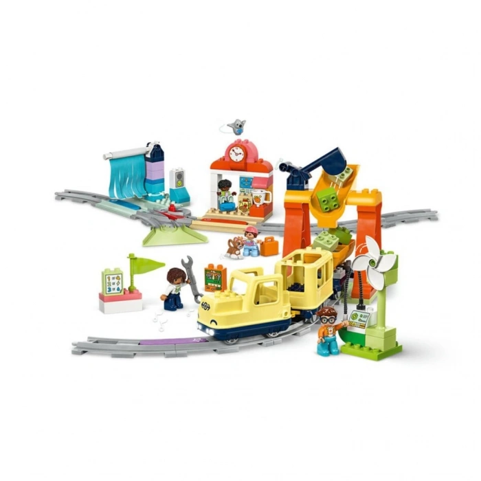 Nessiworld 10428 Lego Duplo  Büyük İnteraktif Mahalle Treni 103 parça +3 yaş