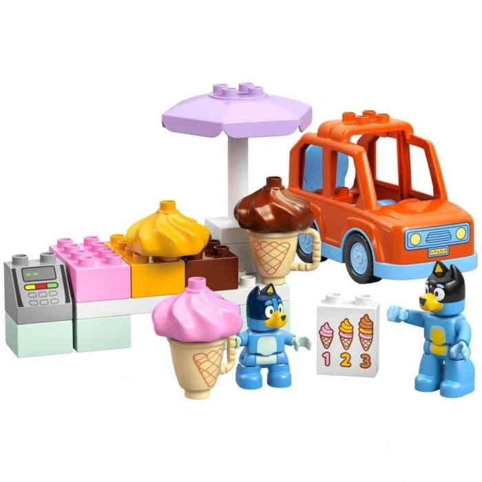 Nessiworld 10458 Lego Duplo Bluey ile Dondurma Gezisi 22 parça +2 yaş