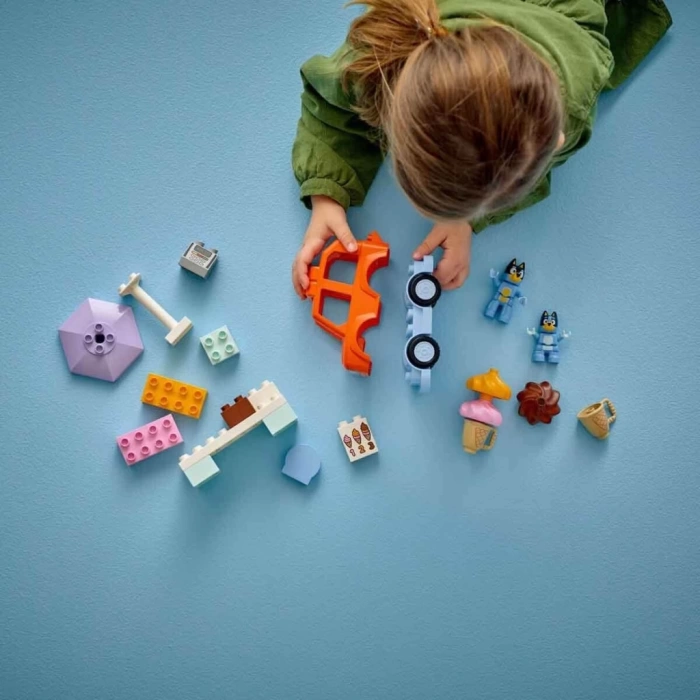 Nessiworld 10458 Lego Duplo Bluey ile Dondurma Gezisi 22 parça +2 yaş