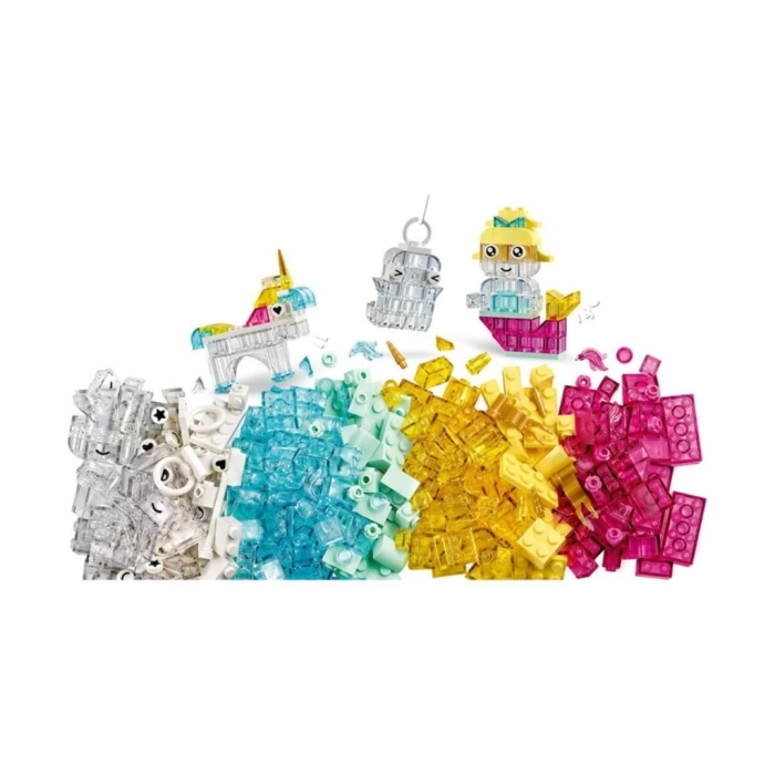 Nessiworld 11040 Lego Classic  Sihirli Saydam Kutu 340 parça +5 yaş