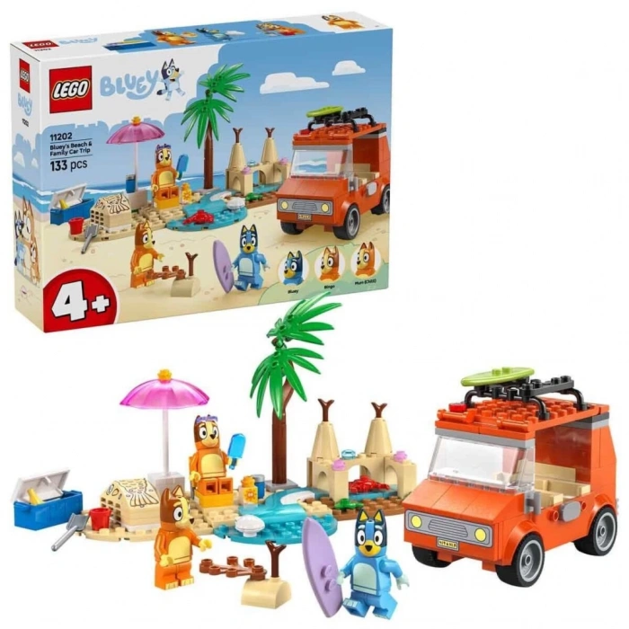 Nessiworld 11202 Lego Duplo Blueynin Ailece Plaj Gezisi 133 parça +4 yaş