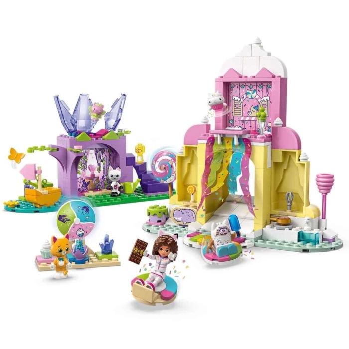 Nessiworld 11205 Lego Gabbys Dollhouse Şekerleme Dağı ve Kedi Bahçesi 263 parça +4 yaş