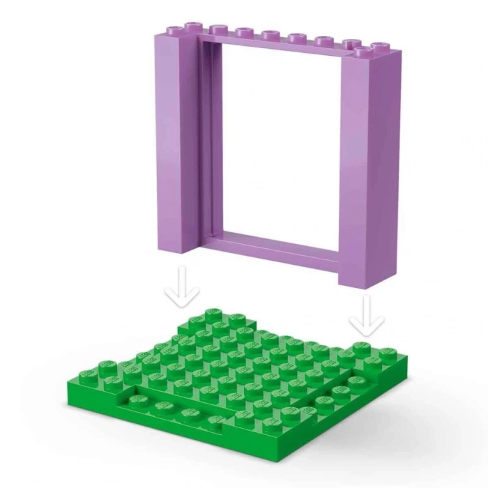 Nessiworld 11205 Lego Gabbys Dollhouse Şekerleme Dağı ve Kedi Bahçesi 263 parça +4 yaş