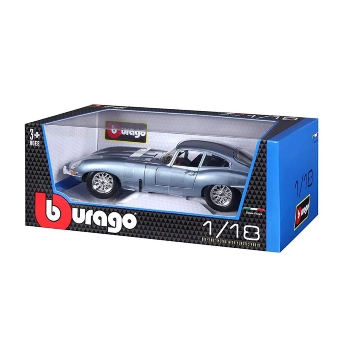 Nessiworld 12044 Burago 1:18 Jaguar E-Type Coupe Model Araba