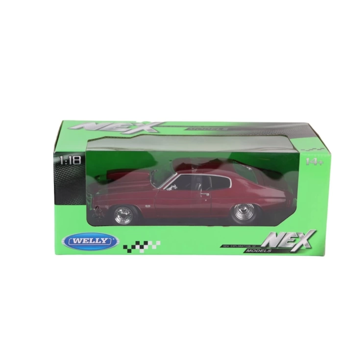Nessiworld 12537 WELLY 1 18 1970 CHEVROLET CHEVELLE