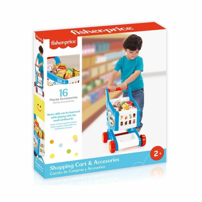 Nessiworld 1806 Fisher Price Market Arabası -Dolu