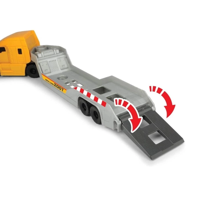 Nessiworld 203725005 Dickie Toys, Volvo Yükleyici Kepçe ve Volvo Damperli Kamyon