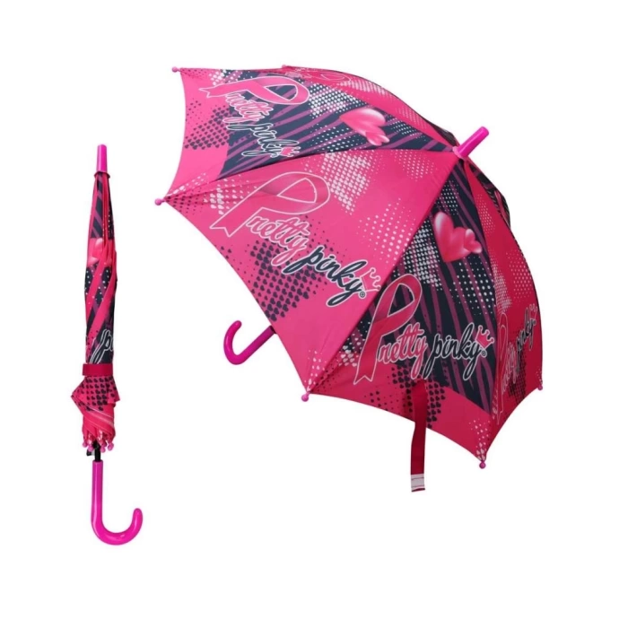 Nessiworld  2061 Pretty Pinky Çocuk Şemsiyesi 45 cm -Sunman