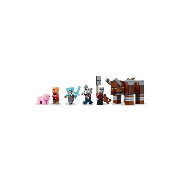 Nessiworld 21278 Lego Minecraft Pillager Karakolu ve Ravager 665 parça +9 yaş