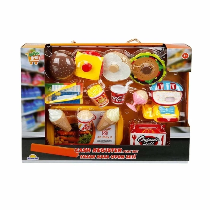 Nessiworld 2570 Mini Yazar Kasalı Alışveriş Seti -Sunman