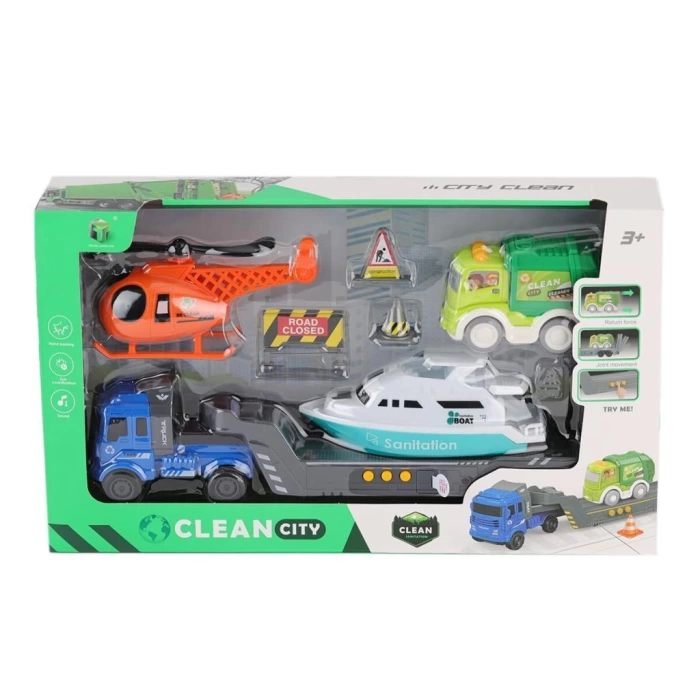 Nessiworld 2630-3 Kutulu 4 araçlı Taşıyıcı Tır Set