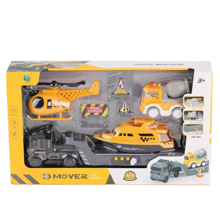 Nessiworld 2632-3 Kutulu 4 Araçlı Tır Seti