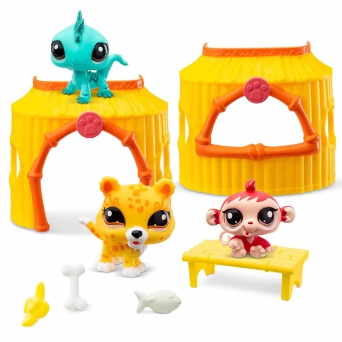 Nessiworld 3005158 Littlest Pet Shop Minişler Orman Oyun Seti S1 -Sunman