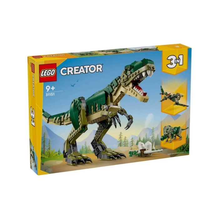 Nessiworld 31151 Lego Creator 3ü1 arada T. rex 626 parça +9 yaş