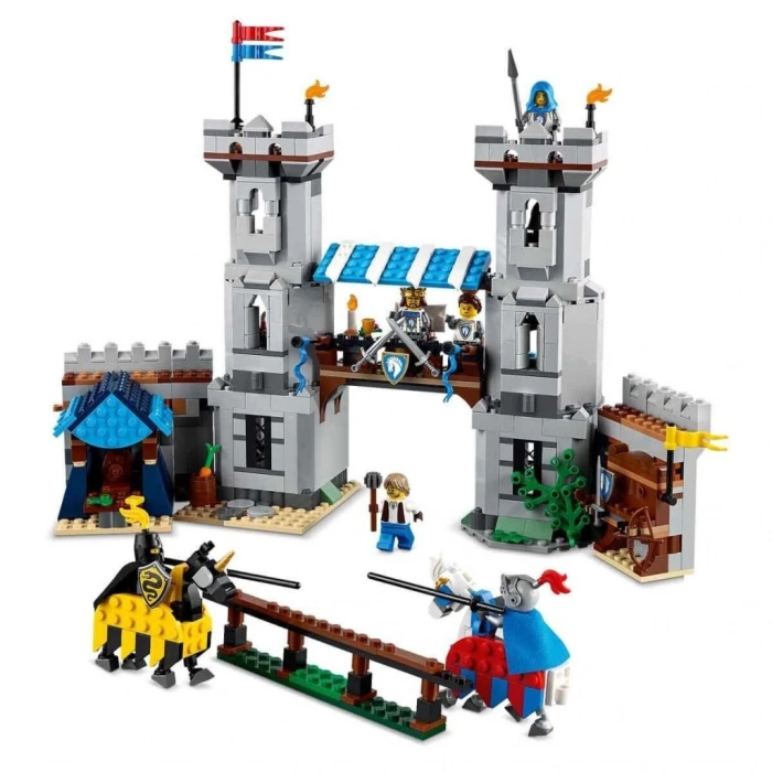 Nessiworld 31168 Lego Creator 3in1 - Orta Çağ Atlı Şövalye Kalesi 1371 parça +9 yaş