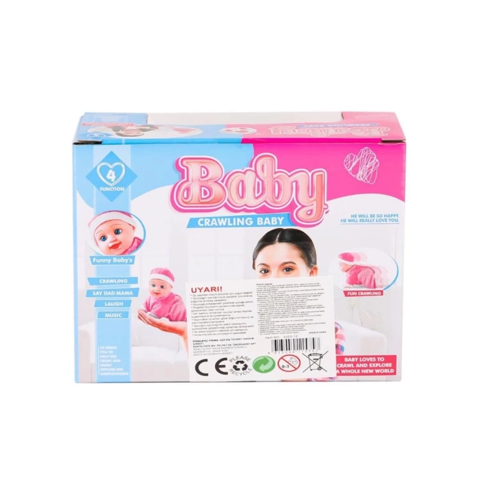 Nessiworld 3359-12 Emekleyen Sesli Bebek -Toysan Oyuncak