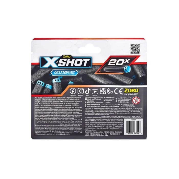Nessiworld 36587 Zuru X Shot Silah 20 li Yedek Paket -Sunman