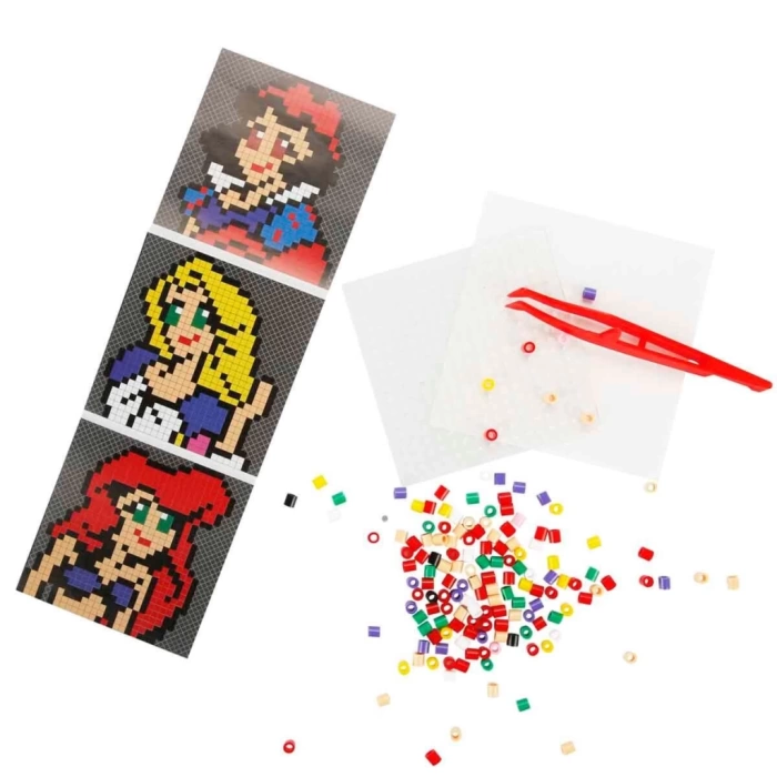 Nessiworld 3in1 Disney Princess Pixel Pixel Boncuk Aktivite ve Oyuncak Seti S00005169