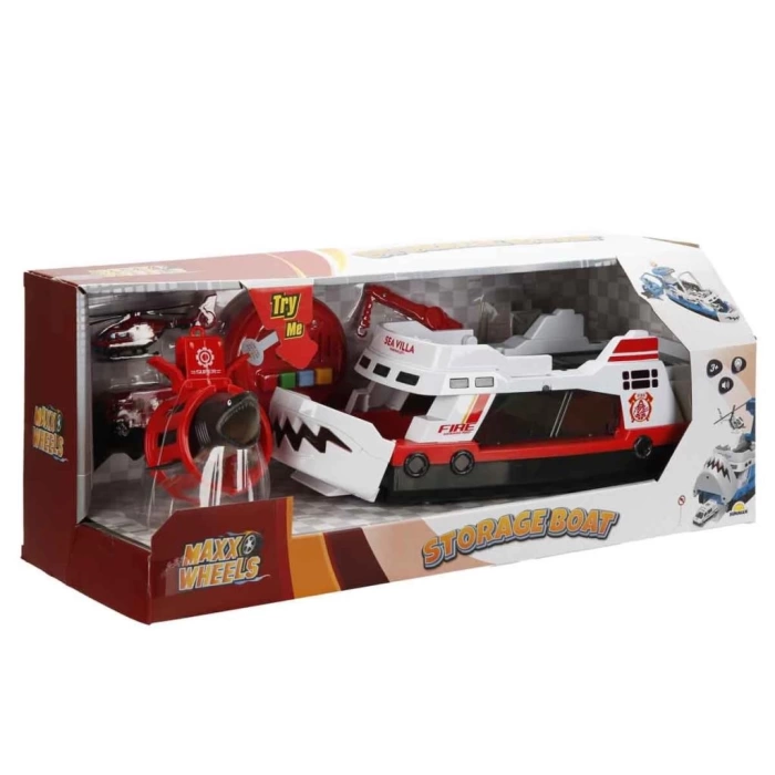 Nessiworld 4348 SUN Maxx Wheels Sesli ve Işıklı Sahil Güvenlik Oyun Seti