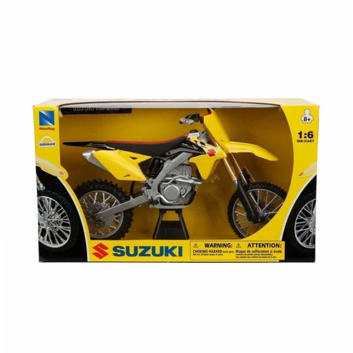 Nessiworld 49473 1:6 Suzuki RM-Z450 Model Motosiklet -Sunman