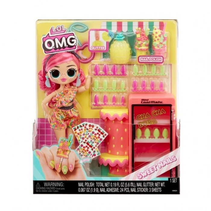 Nessiworld  503842 L.O.L. O.M.G. Sweet Nails Pinky Pops Meyve Dükkanı