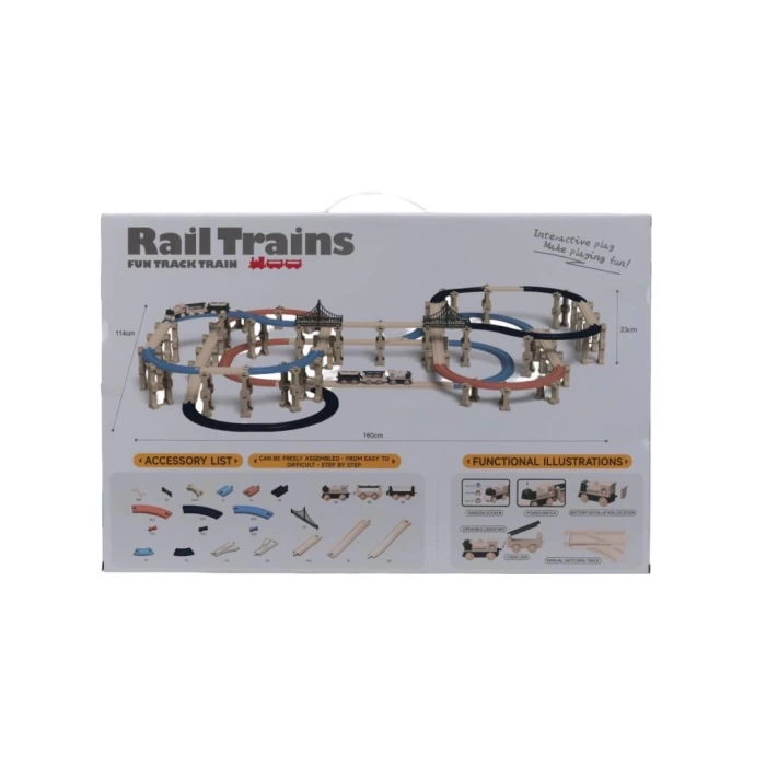 Nessiworld 5098 SUN-Sunman S00005098 - Tren  Set Klasik- 327 Parça
