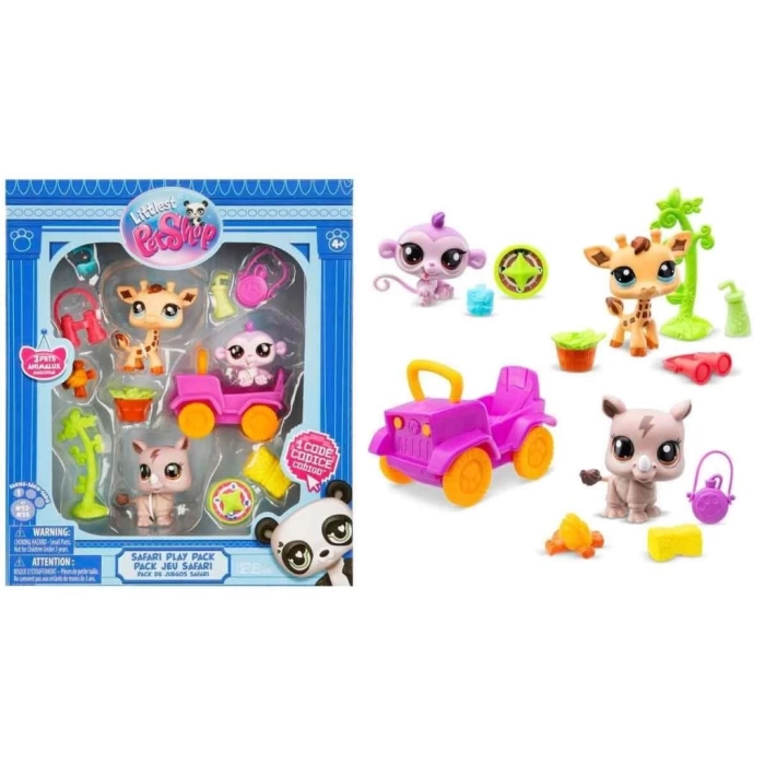 Nessiworld 5240 Littlest Pet Shop Minişler Safari Oyun Seti S1 -Sunman