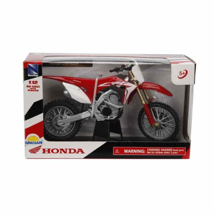 Nessiworld 57443 SUN-Honda  CFR450R Kırmızı 1:12