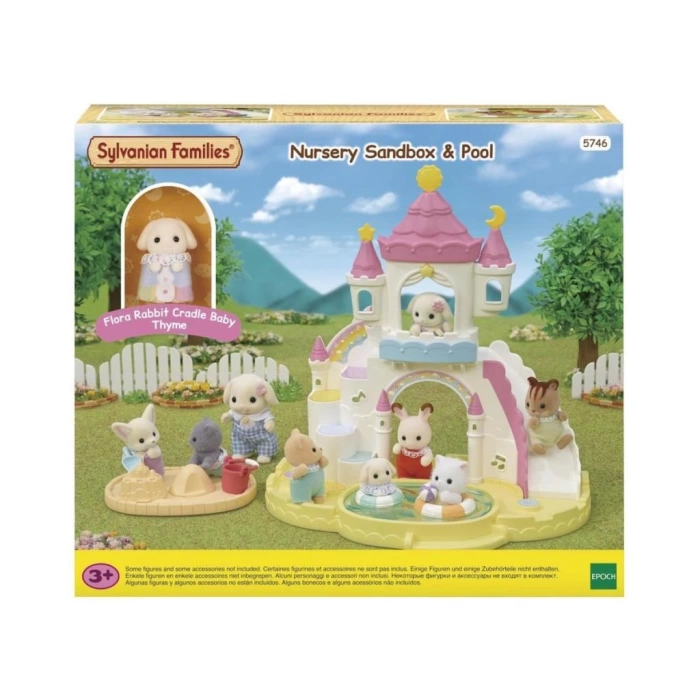 Nessiworld 5746 Sylvanian Families Havuz ve Kum Havuzu Oyun Seti +3 yaş