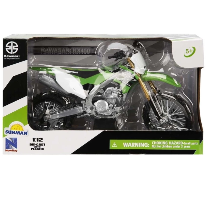 Nessiworld 57483 SUN- Kawasakı  KX450 Yeşil 1:12