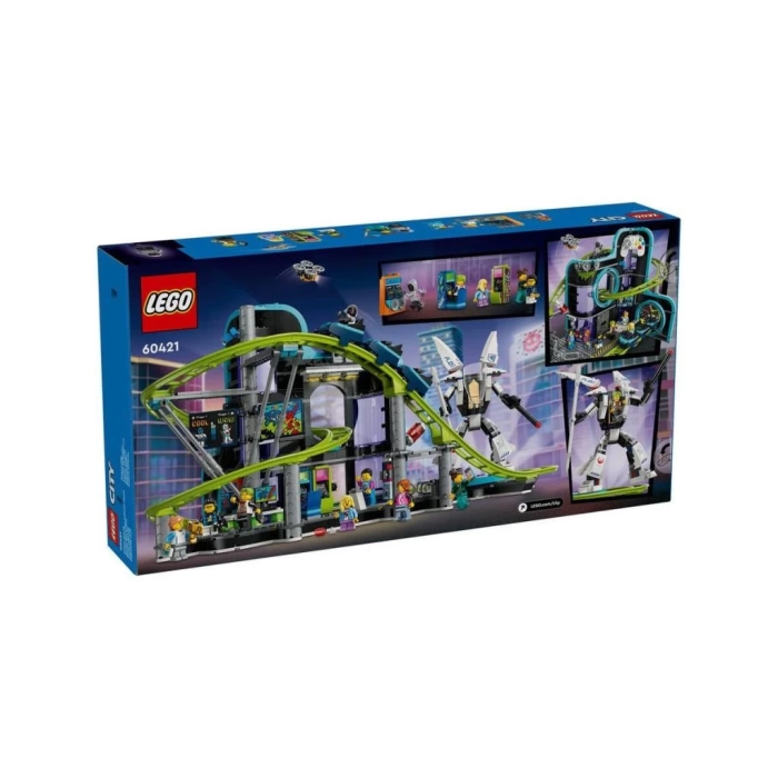 Nessiworld 60421 Lego City Robot Dünyası Hız Treni Parkı 986 parça +8 yaş