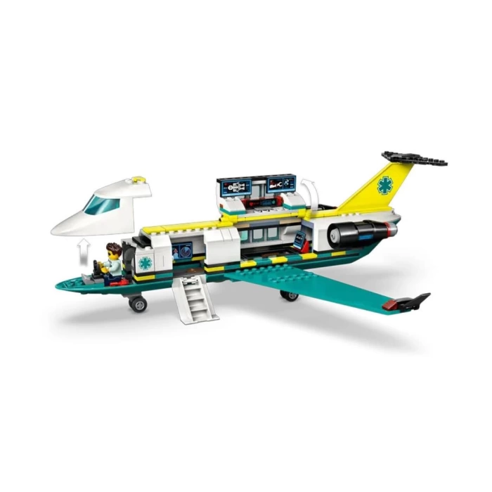 Nessiworld 60465 Lego City Helikopter Ambulans Uçağı 403 parça +6 yaş