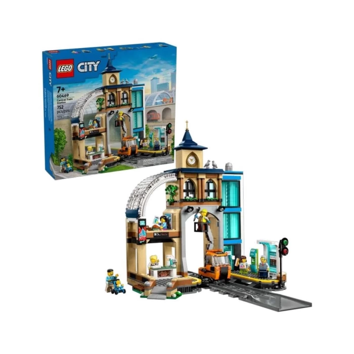 Nessiworld 60469 Lego City Merkez Tren İstasyonu 752 parça +7 yaş