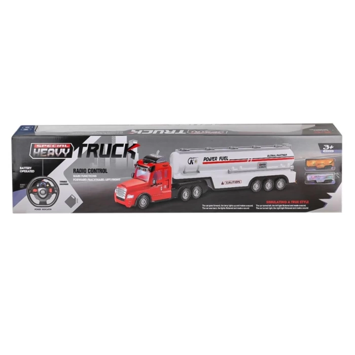 Nessiworld 639A-1 Kumandalı Işıklı Şarjlı Tır Tanker -Canem Oyuncak
