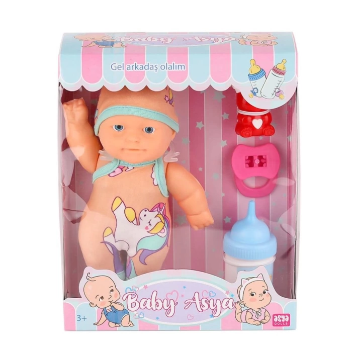 Nessiworld 7008 Biberonlu Bebek Baby Asya -Asya Oyuncak