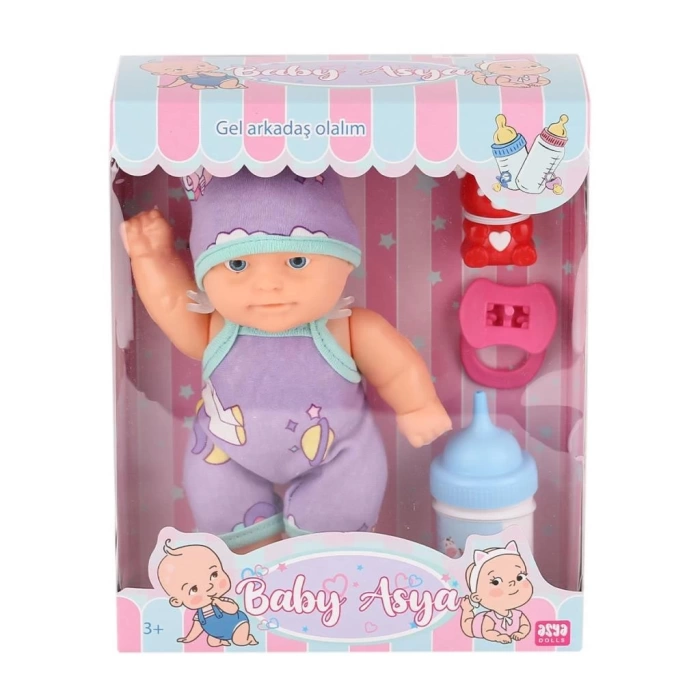 Nessiworld 7008 Biberonlu Bebek Baby Asya -Asya Oyuncak